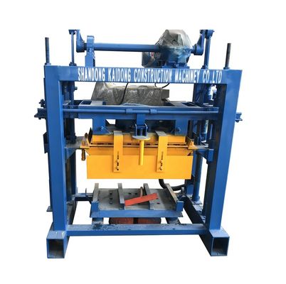 качество  QT4-40 manual hollow block maker mini concrete brick machine завод