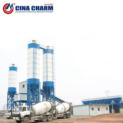 качество  Building Material Shops Changli Good Quality 180M3/H Ready Mixed Concrete Plant HZS180 Belt Conveyor Concrete Batching Plant завод